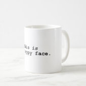 Mug C'est mon visage heureux (Devant droit)