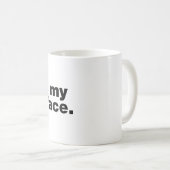 Mug C'est mon visage heureux (Devant droit)