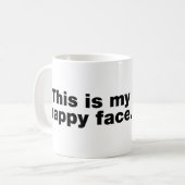 Mug C'est mon visage heureux (Devant gauche)