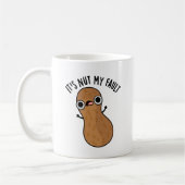 Mug C'est Nut My Fault Funny Peanut Pun (Gauche)