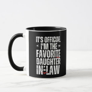 Mug c'est officiel, je suis la belle-fille préférée