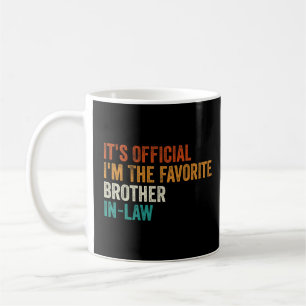 Mug C'est officiel Je suis le beau-frère préféré