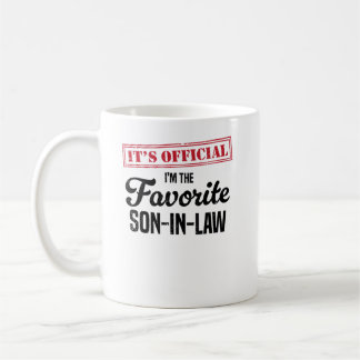 Mug C'est officiel que je suis le gendre préféré