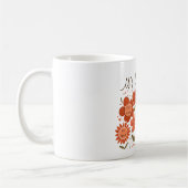 Mug c'est OK de – Conception Florale de Positivité Rét (Gauche)