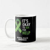 Mug C'Est Ok De Demander De L'Aide Pour Sensibiliser L (Gauche)