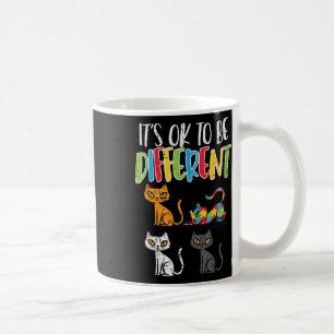 Mug C'Est Ok D'Être Différent Cat Puzzle Cute Autism A