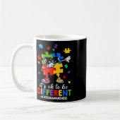 Mug C'est Ok D'être Différent Puzzle Dabbing Autisme S (Gauche)