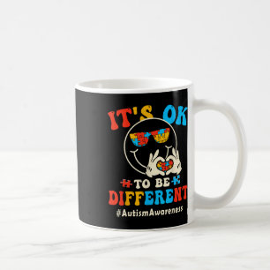 Mug C'Est Ok Pour Différents Autistes Super Sourire Fa