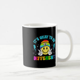 Mug C'est Okay D'être Différent Visage Souriant Puzzle