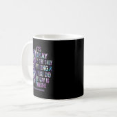 Mug C'est Okay Respirer Design de Sensibilisation (Devant gauche)