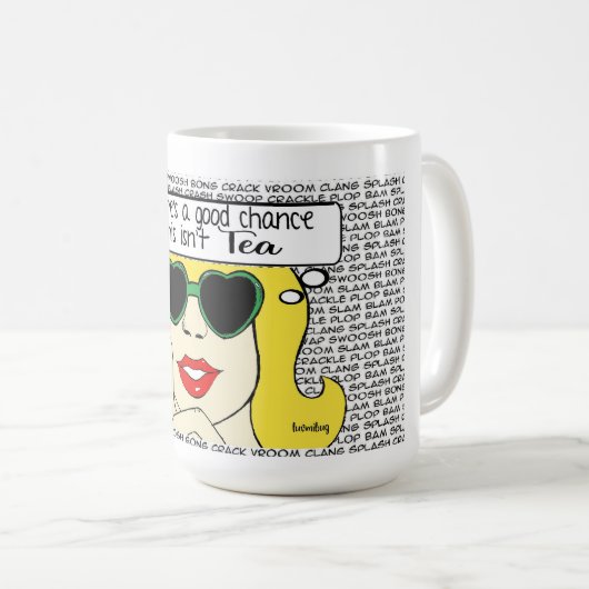 Mug C'est ou n'est-ce pas du thé ? (Devant droit)