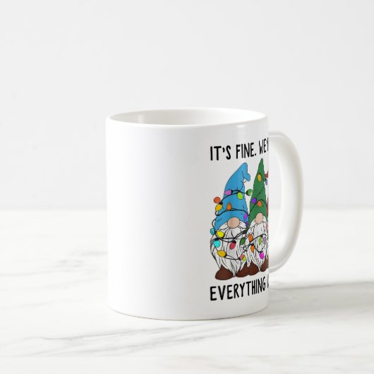 Mug C'est parfait Tout est beau Gnome Noël Lumière (Devant droit)
