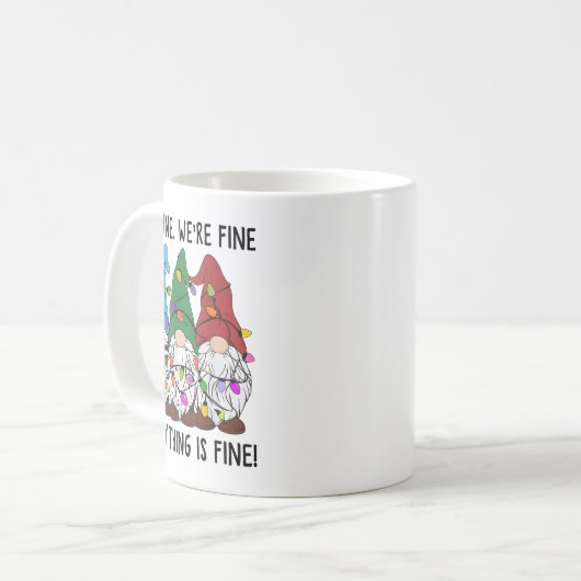 Mug C'est parfait Tout est beau Gnome Noël Lumière (Devant gauche)