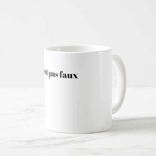 Mug C'est pas faux Perceval (Devant droit)