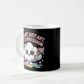 Mug C'est pas juste de l'art, c'est l'expression Kawai (Devant gauche)