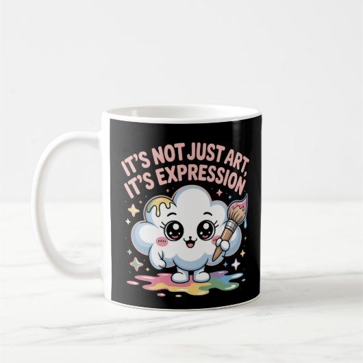 Mug C'est pas juste de l'art, c'est l'expression Kawai (Gauche)