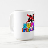 Mug C'est pas l'IA, c'est la Super Intelligence drôle (Devant gauche)