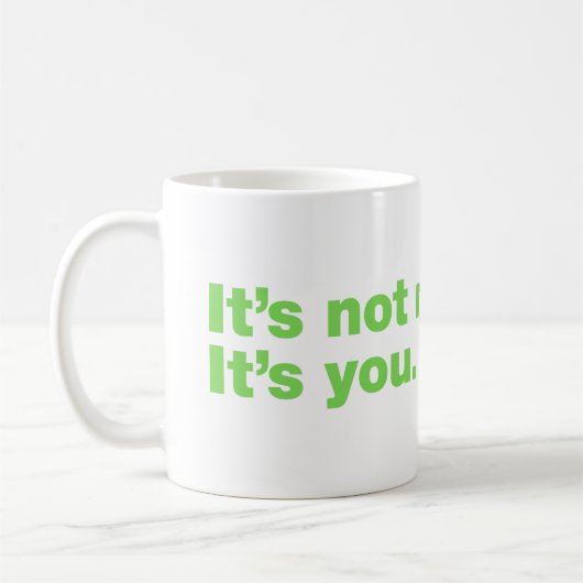 Mug C'est pas moi. C'est toi (Gauche)