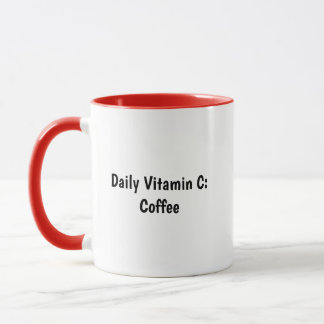Mug C'est personnel Mon Quotidien Vitamine C est café 