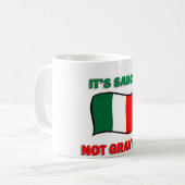Mug C'est pizza drôle Tom de l'Italie d'Italien de (Devant gauche)