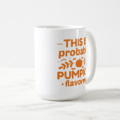Mug C'Est Probablement Citrouille (Devant droit)
