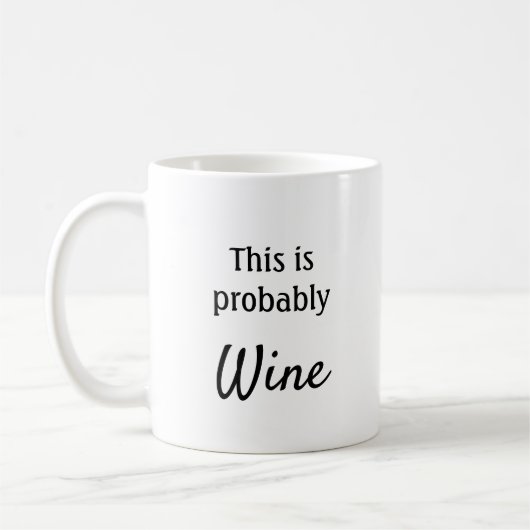 Mug C'est probablement du vin (Gauche)