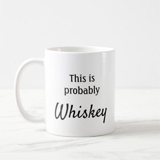Mug C'est probablement du whisky (Gauche)