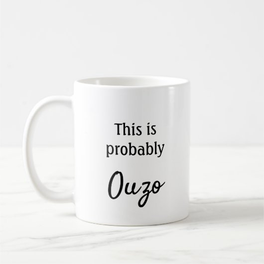 Mug C'est probablement Ouzo (Gauche)