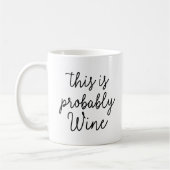Mug C'est probablement vin (Gauche)