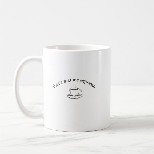 Mug C'est que Me Espresso (Gauche)