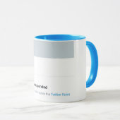 Mug C'est quoi le thé ? Trump interdit de Twitter (Devant droit)