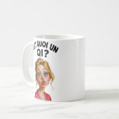 Mug C'est quoi un QI ? (Devant gauche)