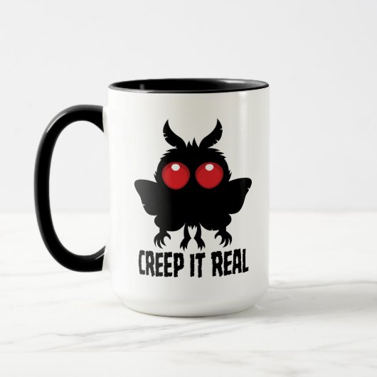 Mug C'est réel, étrange Mothman, le cryptide mystérieu (Gauche)