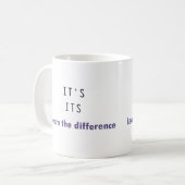 Mug C'est sa grammaire (Devant gauche)