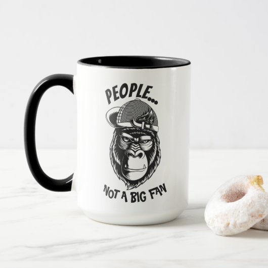 Mug c'est sur le point de devenir sauvage, Black Ape (Avec donut)