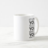 Mug C'est sur vous, Gym Succès Hustle Grind Motivation (Devant droit)
