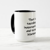 Mug C'est Tasteless (Devant gauche)