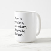 Mug C'est Tasteless (Devant droit)