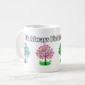 Mug C'est toujours la saison du Pickleball - Arbre de  (Devant gauche)