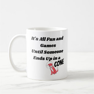 Mug C'est tout amusement et jeux... Cône - Humour de t