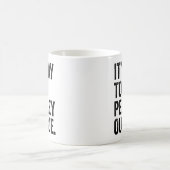 Mug C'est trop de gens dehors (Centre)