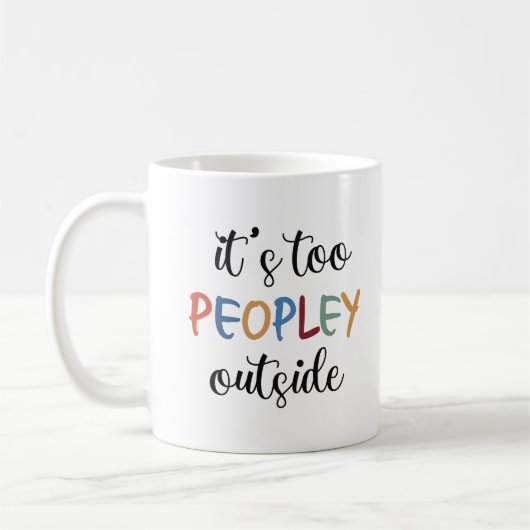 Mug C'est trop grand, un cadeau drôle pour elle (Gauche)