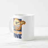 Mug C'Est Un Beau Réchauffement climatique Dessin Sur  (Devant gauche)