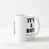 Mug C'est un bébé Faire-part de naissance photo (Devant droit)