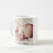 Mug C'est un bébé Faire-part de naissance photo (Devant gauche)