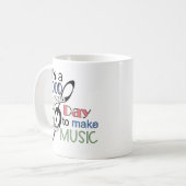 Mug C'est un bon jour pour faire de la musique (Devant gauche)