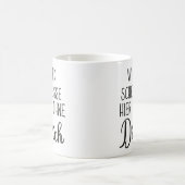 Mug C'est un cadeau de changement d'emploi (Centre)