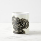 Mug C'est un chien de la vie drôle Schnauzer chiot Art (Centre)