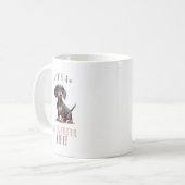 Mug C'est un Dachshund à vie sans vie (Devant gauche)
