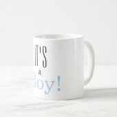 Mug C'est un garçon ! Le Parti baby shower préfère la (Devant droit)
